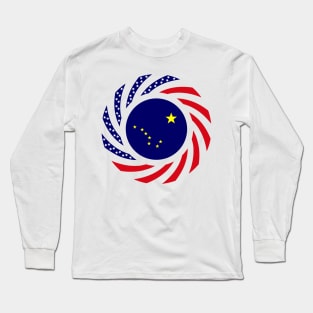 Alaskan Murican Patriot Flag Series Long Sleeve T-Shirt